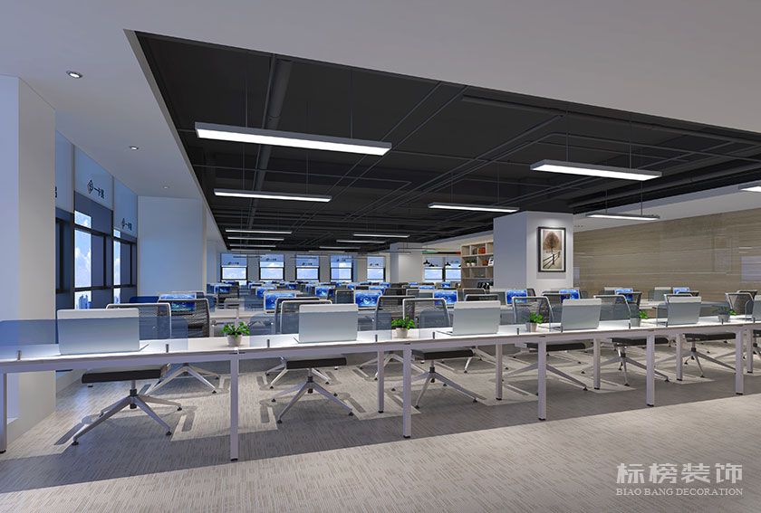 龍華-匯海廣場-一卡易科技股份辦公室裝修-公共辦公區