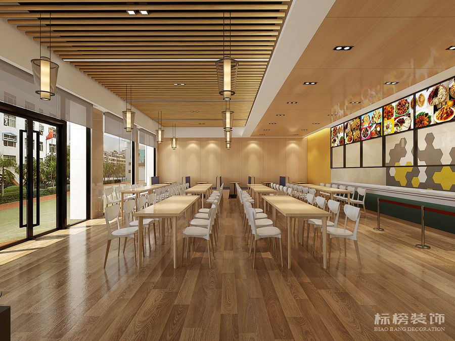 深圳翠園小學食堂設計2